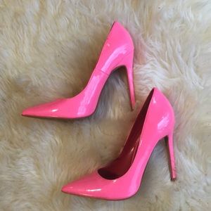 Hot pink heels